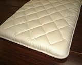 ダニ対策に高密度生地使用ベッドアカチャン用日本製３層式敷硬綿敷き布団