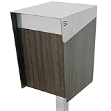 (サンノゼ) San Jose 郵便 ポスト サンノゼ トール（ポール付き） 木目調オークウッド(オールドブラウン) 鍵付き 99.9％ 防水構造 日本製 新世代 アメリカン ポスト 大容量 郵便受け