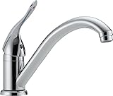 Delta Commercial 101LF-HDF Classic Single Handle Centerset Kitchen Faucet, Chrome [並行輸入品]