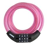 WordLock in a word Secure Bike Lock 10mm 6ft/180cm (Color Pink) [並行輸入品]