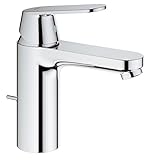 グローエ(GROHE) EUROSMART COSMOPOLITAN ユーロスマート コスモポリタン シングルレバー洗面混合栓(引棒付) 2332500J (グローエジャパン公式・ 日本規格適合品)