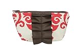 Caught Ya Lookin' Mother's Cosmetic Bag, Red Damask by Caught Ya Lookin'