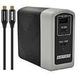 アドテック 140W PD3.1充電器 3ポート(eMarker搭載240W Type-Cケーブル付属)(USB-Cｘ2+USB-A)(GaN/窒化ガリウム) ACアダプタ 急速充電 高速充電 軽量 折りたたみ式プラグ タイプC ノートPC スマホ タブレット対応 PPS対応 MacBookPro/iPhone/Android ブラック APD-A140AC2-wC24-BK