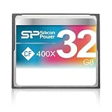 シリコンパワー コンパクトフラッシュカード 32GB 400倍速 CF 400X SP032GBCFC400V10