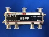 マスプロ電工 室内用6分配器 1端子電流通過型 6SPF 10～2150MHz