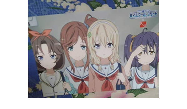 Amazon ハイスクールフリート 衣笠商店街ポストカード 若狭 麗緒 駿河 留奈 伊勢 桜良 広田 空 ウワサ好きな仲良し4人組地域 アニメ 萌えグッズ 通販