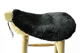 WesternメリノシープスキンSaddle Seat SaverウールサドルカバーフリースHorseパッド
