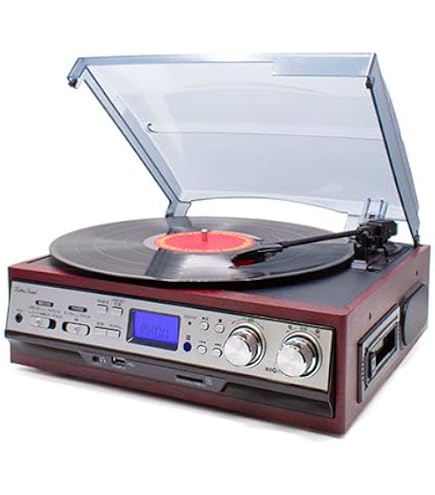 Amazon.co.jp: エバリエント ポータブルレコードプレーヤー PT-208E