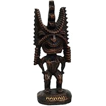 Amazon.co.jp: ハワイ ティキ TIKI 守り神 人形 置物 WINNER 勝利 幸運
