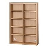 小島工芸 日本製 組立不要 健康仕様のFフォースター 耐荷重に優れた中がしっかりつまった丈夫な棚板 奥行20cm 薄型オープンシェルフ ESOP-75P チェリーナチュラル [幅75.2cm 高さ110.2cm] 2379142