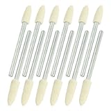 DealMux 12個の研磨工具4ミリメートルコーンはパワードリルのためのボブ3ミリメートルシャンクフェルト