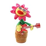 Noloo　ぬいぐるみ　向日葵ぬいぐるみ　知育玩具　声制御　歌と踊り　my heart will go onの発声　0～3歳ベビ対応