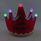 cyndie　バースデークラウン　フェルトクラウン　誕生日 パーティー 飾りつけ HAPPY BIRTHDAY　9カラー 3