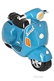 ヴィンテージスタイルターコイズイタリアスクーターVespa Figurine Decor Money貯金箱