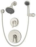 Symmons 5505-stn-trm Elmサテンニッケルシャワーシステムwith Handスプレー