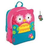 Stephen Joseph Sidekick Owl Backpack with Zipper Pull - Cute Girls Backpacks [並行輸入品]