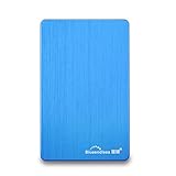 蓝硕 外付けHDDハードディスク250GB 2.5インチ USB3.0高速転送 に適用 PC/Laptop/Macbook/Chromebook/PS4/XBox/テレビ録画/スマートテレビ (250GB, レッド)