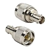 TOOGOO ( R ) 2pcs RF同軸同軸アダプタBNCメスto UHFオスpl259