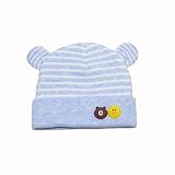 Zhhaijq ベビーハット Baby Boys Girls Striped animal model Cap Soft Knitted Beanie Newborn Hat