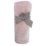 Minene Luxury Baby Blanket (Pink with Grey Spots) by Minene