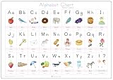 アンシャンテのアルファベットひょう【Alphabet Chart】A3・角丸・防水