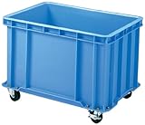 セキスイ ボックスコンテナー キャスター付 青 S-100