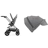 【セット買い】 ストッケ ベビーカー スクート2 ベーシックキット ブラックメラーンジ + キャノピー ブラックメラーンジ