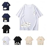 [Mookky] 夏目友人帳 tシャツ 半袖 7個模様 4色 上着 記念 T-shirt ファッション 丸首 柔らかい 快適 通勤 通学 日常着 男女兼用 (ベージュ05,L) [並行輸入品]
