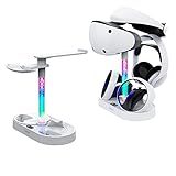 【2023年新型】For PSVR2 充電スタンド Play*station VR2コントローラー対応 チャージングスタンド Lucktree 交換 ハンドル充電 VRタッチコントローラー対応 PlayStation VRヘッドセット対応置台 充電ドック 取り外し可能 収納便利 VRデバイス 持ち運び便利 オーバーチャージ保護 使用簡単 省スペース