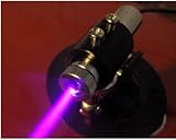250mw 405nm 3〜5V青/紫色ダイオードレーザードットモジュール12×45mm /刻印+ホルダー+アダプター クラス2