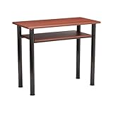 ＜ エトゥベラ ＞ ウッド調 ネイルテーブル 90cm ダークブラウン [ ネイルテーブル ネイルデスク スリムデスク パソコンデスク PCデスク 平机 作業台 ネイル デスク テーブル 机 コンセント ネイルサロン ジェルネイル セルフネ