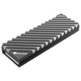 【スモールラボ】JONSBO SSDヒートシンク 冷却 M.2 PCIE SATA 2280 SSDクーラー SSD両面冷却 アルミニウム サーマルパッド付き(グレー)