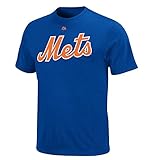 Tom Seaver新しいYork Metsブルー名前と番号Throwback Tシャツby Majestic M ブルー