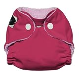 Imagine Baby Products Newborn Rayon from Bamboo All-In-One Snap Cloth Diaper, Raspberry by Imagine B