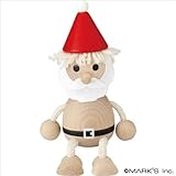 マークス 【2013Xmas（クリスマス）】ウッド トイ・サンタクロース/ミーヴァ