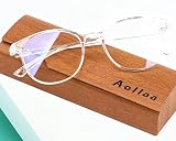 [Aollaa] 【TR90素材・軽量快適】ブルーライトカット眼鏡 伊達メガネ 度なしわずか 10g【紫外線カット& uvカット】パソコン用pcめがね だてめがね メンズ レディース 学生 子供 丸メガネ ボストン 母の日プレゼント ギフト（クリア）