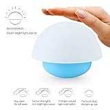 WONFAST ®ポータブルタッチセンサー調光機能付きLEDマッシュルームChildren 's Tumbler Night Lights 7カラフルな大気のムードランプ保育園ベビールーム寝室レストラ