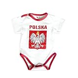 Polska Eagle Crest幼児の赤ちゃんのOnesies ホワイト