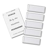 mon・o・tone ネームプレート Sサイズ 5枚セット（透明） 《ネコポス発送可》