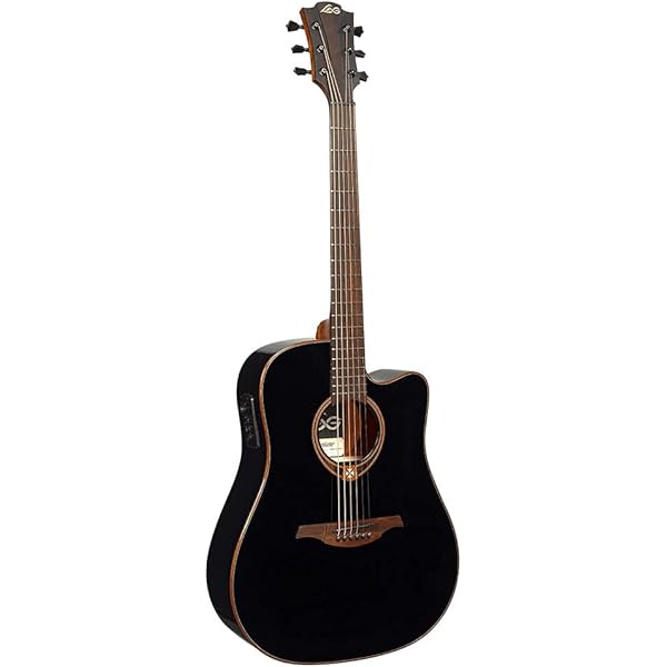 Amazon | LAG GUITARS T118ASCE-BLK エレクトリックアコースティック 
