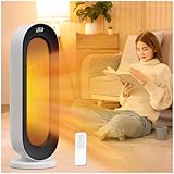 セラミックヒーター 【節電 ECO知能恒温 速暖】電気ファンヒーター 暖房器具 左右100°首振り 電気ヒーター 省エネ 1200W LED