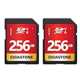 【5年保証】GIGASTONE 256GB SDカード 2個セット SDXC UHS-I U1 C10 80MB/s メモリーカード フルHD ビデオ デジタルカメラ 高速記録 ミニケース2個付き