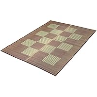 国産 2畳 無地 カーペット デニム 約191×191cm （裏:ウレタン） 『F)MUKU』 い草ラグ ラグ 無垢