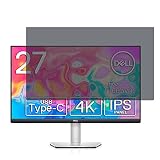 lifeinnotech 覗き見防止 Dell S2722QC 4K モニター 27インチ 16:9 対応 プライバシーフィルター ブルーライトカット 保護フィルム 反射防止 両面使用可能着脱簡単 紫外線カット