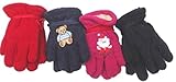 4つペアMongolianフリース手袋for Infants Ages 6 – 12ヶ月
