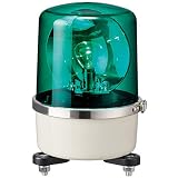 パトライト 中型回転灯 DC12V φ138 緑 SKP-101A-G