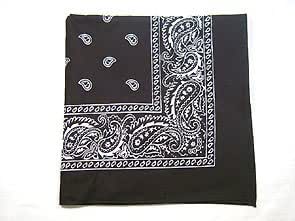 Amazon バンダナ 黒 Black ハンカチ 通販