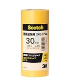 スリーエム 塗装用 マスキングテープ 30mmX18m 4巻入り