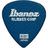 Ibanez 滑り止め素材を使用したピック Grip Wizard Series Rubber Grip Pick 1.0mm ダークブルー 6枚パック PA16HRG-DB