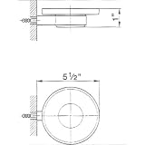 Rohl SY700-STN Modern Triple Hook Robe Hook, Satin Nickel [並行輸入品]